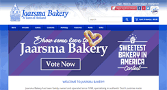 Desktop Screenshot of jaarsmabakery.com